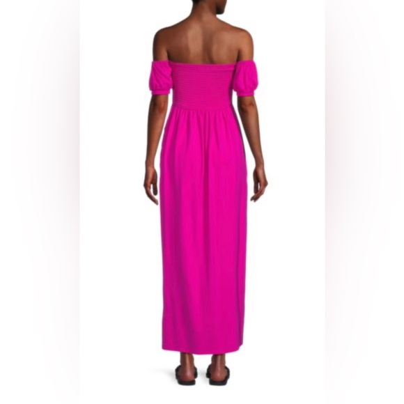 Susana Monaco Dresses & Skirts - SUSANA MONACO Smocked Off Shoulder Maxi Dress NWT